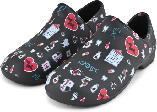 Miniatura 6 de Comfort Trends Zuecos para mujer, zapatos de enfermera, zuecos de jardín