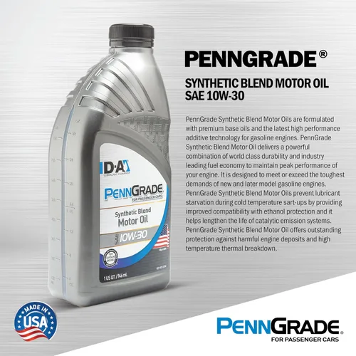 Miniatura 2 de PENN GRADE 62735, aceite de mezcla sintética SAE 10W-30, 6 galones