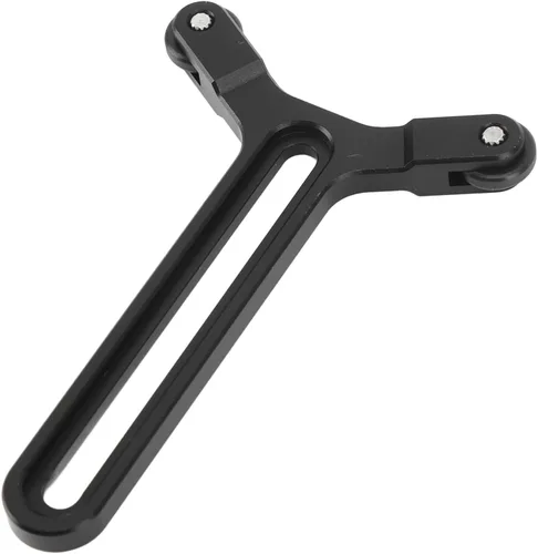 Miniatura 9 de Soporte de lente, marco de soporte de lente ajustable de 2 ruedas en forma de Y con ajuste vertical de 2.815 in, adecuado para DJI S y para sistema
