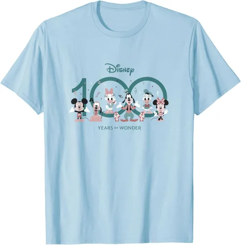 Miniatura 37 de Disney 100 Years of Wonder Mickey & Pals Muted Cute D100 Camiseta, Negro