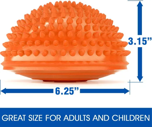 Miniatura 2 de Yes4All Hedgehog Balance Pods for Exercise, Core Body Balancing, Balance Pods for Youth & Adults with Hand Pump - Set of 5