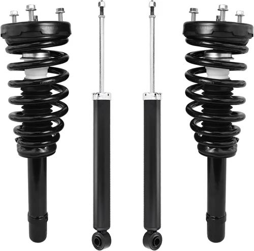 Miniatura 47 de Detroit Axle - Puntales y Amortiguadores para Chevy Traverse Buick Enclave GMC Acadia Saturn Outlook 2007-2012, 2 puntales delanteros con resorte