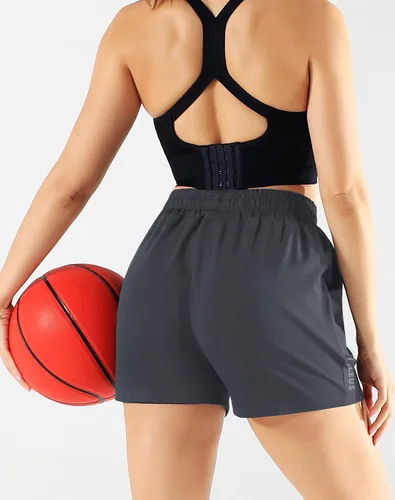 Miniatura 25 de NELEUS Pantalones cortos de correr ligeros para mujer, pantalones cortos atléticos de entrenamiento para yoga con bolsillo