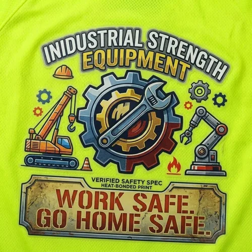 Miniatura 6 de Camiseta Hi Vis con tira reflectante de alta visibilidad, camisetas de seguridad personalizadas para tu logotipo, camisas de trabajo al aire libre