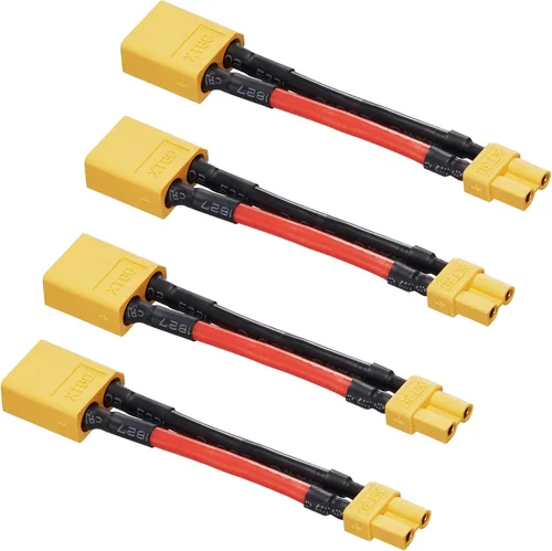 Miniatura 13 de Conector hembra 10AWG Ec5 a SAE, paquete de 2 cables SAE a EC5 de alimentación automotriz, adecuado para batería solar de coche, 5.9 in