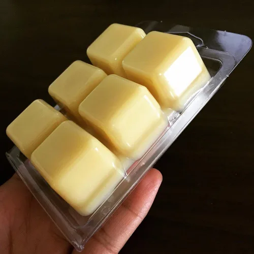 Miniatura 5 de DGQ Moldes para derretir cera – 50 paquetes de cera de plástico vacía transparente para velas derretidas de cera sin mechas