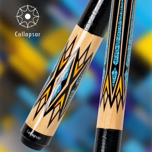 Miniatura 2 de Collapsar CA - Palo de billar con estuche rígido de 1 x 1, palo de billar profesional de arce de 58 pulgadas, juego de tacos de piscina de 19-21