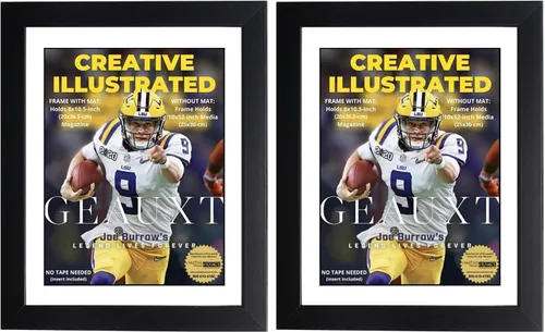 Miniatura 18 de Creative Picture Frames - Marco de fotos para revistas Sports Illustrated, de 8 x 10.5 pulgadas, adecuado para ediciones de coleccionista