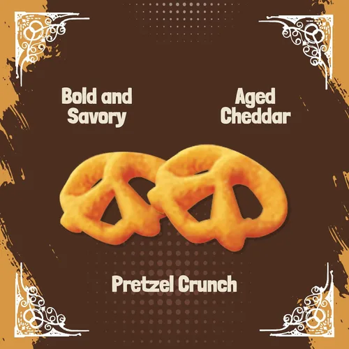Miniatura 3 de Unique Snacks Puff Knots, sabor a queso cheddar audaz y sabroso con un divertido crujido de pretzel, aperitivos sin gluten, 4.8 onzas, bolsa