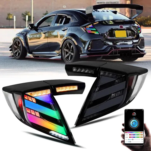 Miniatura 13 de T T-ABC Nuevas luces compatibles con Honda Civic 2006-2026, LX EX EXL Sport Touring Type R, lámpara híbrida de 8ª 10ª generación Accesorios