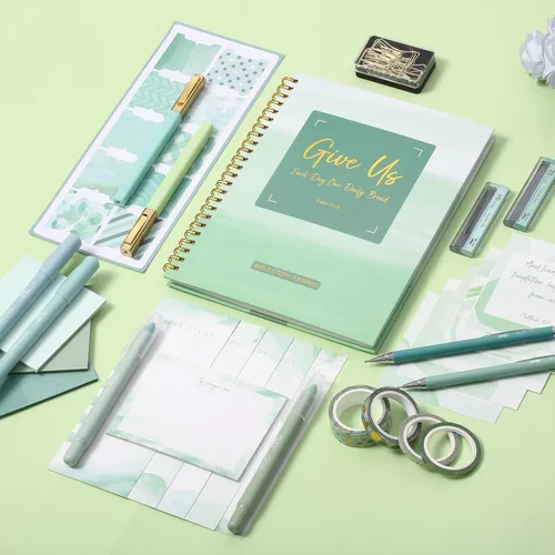 Miniatura 9 de Mr. Pen - Kit de diario bíblico para mujeres, resaltadores bíblicos y bolígrafos sin sangrado, notas, pestañas, cinta washi y diario