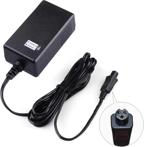 LotFancy Cargador de batería de 42 V 1A, compatible con scooters eléctricos Razor Hovertrax 2.0, Swagtron T1, T3, T6, fuente de alimentación para