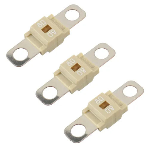 Miniatura 10 de BOJACK AMI/Midi 50A Fusible de alta corriente - Fusible atornillado de 50 amperios para automóviles, camiones, vehículos de construcción, autobuses