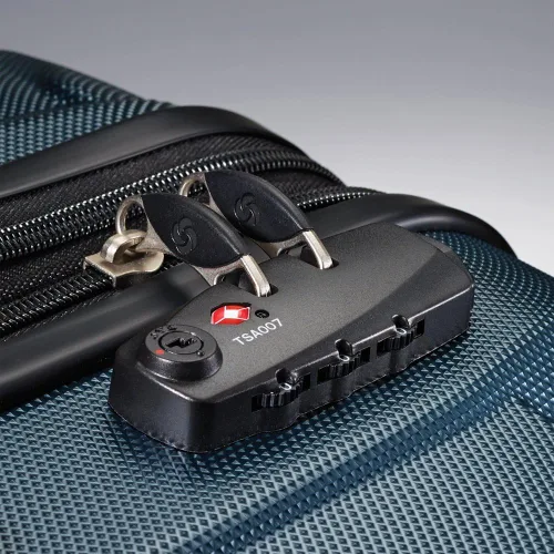 Miniatura 6 de Samsonite Omni - Juego de 3 piezas con accesorios para equipaje, verde azulado, Equipaje rígido con ruedas