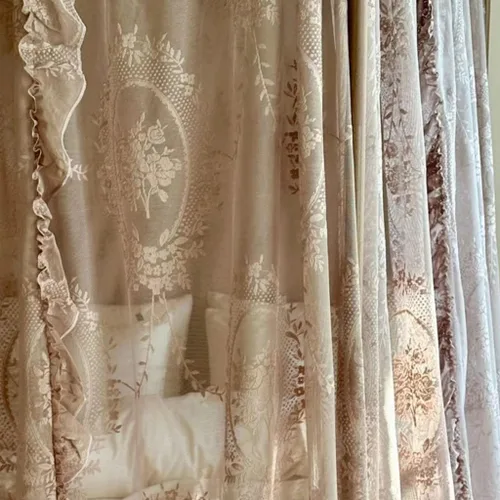 Miniatura 2 de Obokidly Oldshools - Mosquitera de encaje retro estilo moderno para niñas, adultos, mujeres, cama Queen King Cal