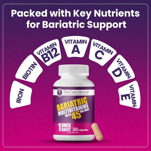 Miniatura 4 de Once Daily Bariatric Multivitamin Cápsula 45 mg de hierro 30