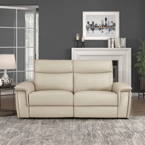 Miniatura 24 de Lexicon Raelynn Power - Sofá reclinable doble, color gris pardo gris topo