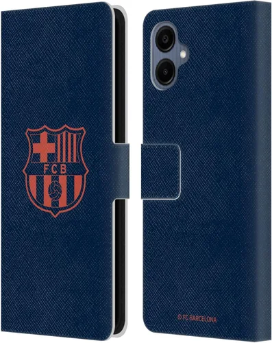 Miniatura 159 de Head Case Designs Funda de piel con licencia oficial del FC Barcelona Barca Crest Graphics para Samsung Galaxy A06 4G
