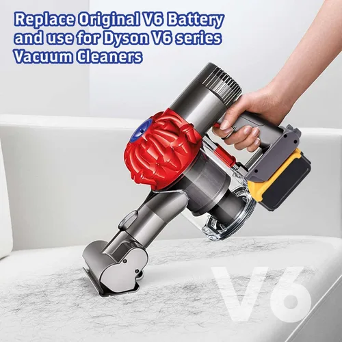 Miniatura 7 de Adaptador DW20V6 - Compatible con aspiradoras Dyson serie V6 y para batería de litio DeWalt 20V