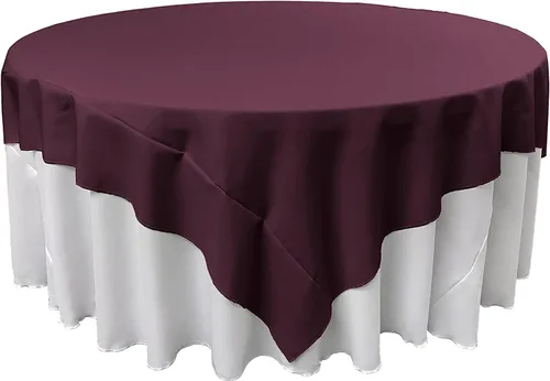 Miniatura 131 de LA Linen. Mantel cuadrado de popelina de poliéster