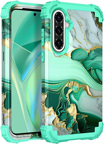 Miniatura 78 de Hocase Funda para Galaxy A37 5G, protección resistente a prueba de golpes, parachoques de goma de silicona suave+funda protectora híbrida
