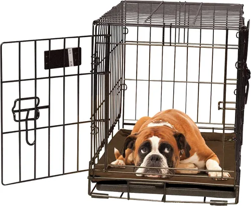 Miniatura 19 de K&H Pet Products Almohadilla Autocalentable para Jaula de Perro, Mediano Colchoneta Autocalentada para Cama de Perro y Gato, Portátil, Lavable a Gris