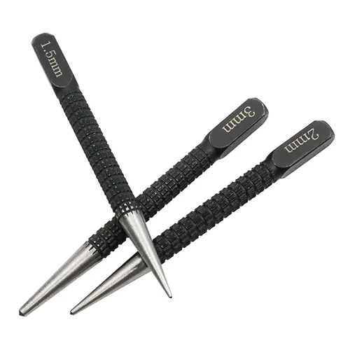 Kit de perforación central de acero de alto carbono, 3 piezas, 1.5/2/0.118 in, herramienta de posicionamiento de instalación de mantenimiento