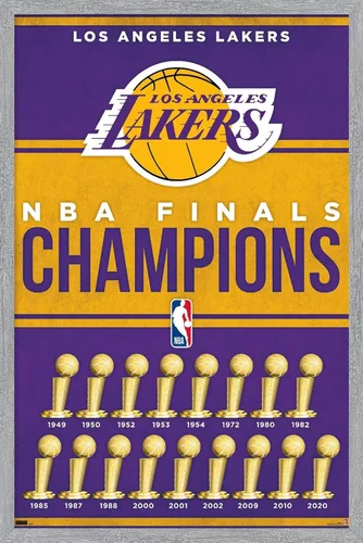 Miniatura 17 de Trends International NBA Los Angeles Lakers - Póster de pared de Champions 23, 22.4 pulgadas de largo x 14.7 pulgadas de ancho, versión enmarcada