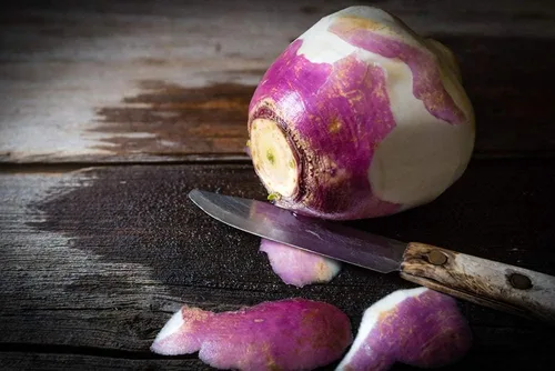 Miniatura 3 de Rutabaga (parte superior púrpura americana), más de 150 semillas de reliquia por paquete, semillas de jardín de Isla (semillas de jardín de Isla)