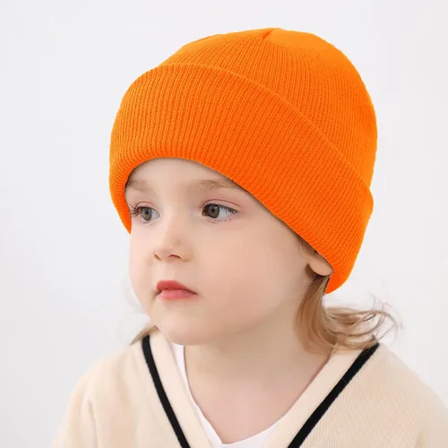 Miniatura 17 de UTTPLL Gorros de punto cálidos para bebé, gorro grueso y suave para niño y niña, gorro acanalado con puños para niños y niñas
