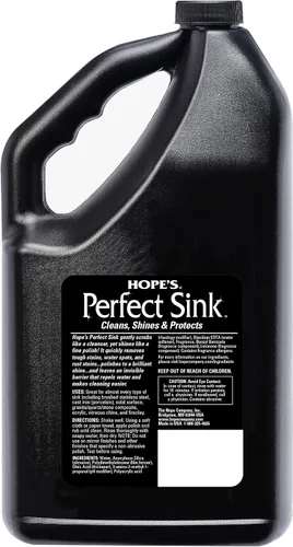 Miniatura 2 de HOPE'S Limpiador y Pulidor Perfecto para Fregaderos, Restaurador, Repelente al Agua, Elimina Manchas, Ideal para Acero Inoxidable Cepillado, Hierro