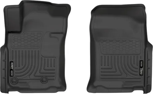 Husky Liners Weatherbeater Alfombrillas de piso | Compatible con Lexus GX460 2010-2013; Toyota 4Runner 2010-2012 | Fila delantera, 2 piezas, negro -