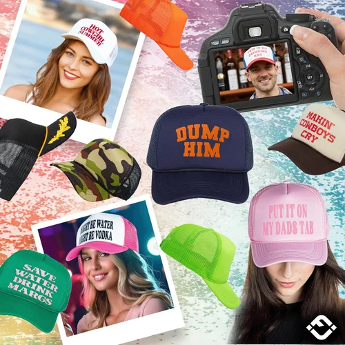 Miniatura 7 de Funky Junque Gorra de béisbol de béisbol en blanco para hombre y mujer