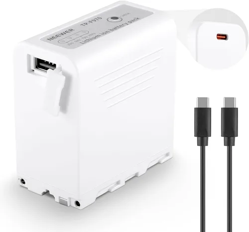 Miniatura 16 de Neewer Batería de repuesto NP-F970 de 10500 mAh, tiempo de carga completa de 4.8 horas, cable USB C de carga rápida PD de 20 W, batería recargable