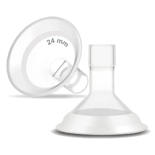 Miniatura 27 de Maymom MyFit - Protector de pecho grande con diseño de dos piezas de 1.102 in para extractores de leche Medela; ideal para brasier manos libres;