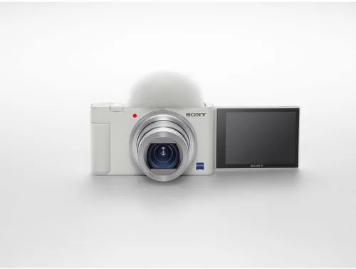 Miniatura 5 de Sony Cámara digital ZV-1 (blanco) (DCZV1/W) + tarjeta de memoria de 64 GB + lector de tarjetas + bolsa suave de lujo + trípode flexible + cartera