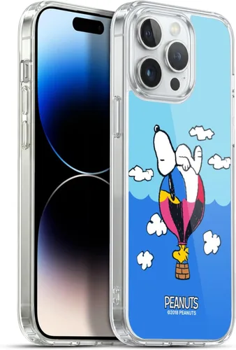 Miniatura 212 de Head Case Designs Funda de gel con licencia oficial de Peanuts Snoopy & Woodstock Halfs and Laughs [protección de grado militar] compatible