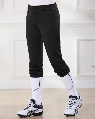 Miniatura 7 de Pantalón de béisbol para niñas Stelle, pantalones de softball para niñas, pantalones de béisbol para niños, pantalones de fastpitch con bolsillos