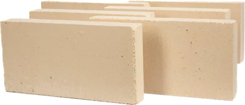 Miniatura 2 de Rutland - Ladrillos refractarios para chimeneas de leña y estufas de leña, calor nominal para uso residencial, color marfil, caja de 6