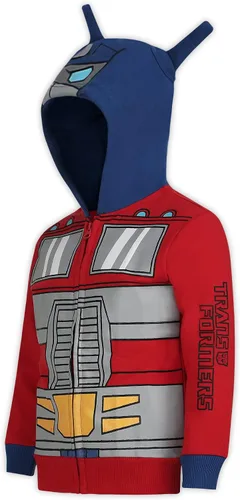 Miniatura 2 de Hasbro Transformers Optimus Prime and Bumblebee - Sudadera con capucha y cremallera para niños grandes