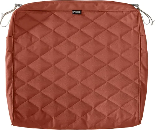 Miniatura 12 de Classic Accessories Montlake FadeSafe FadeSafe - Funda de cojín acolchada para patio, resistente al agua, 21 x 19 x 3 pulgadas, manzanilla