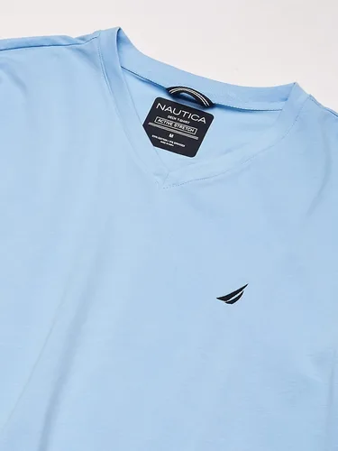 Miniatura 2 de Nautica Camiseta de manga corta con cuello en V para hombre Gris