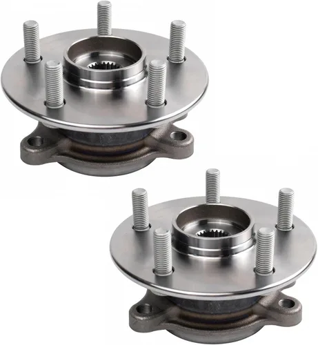 Miniatura 102 de TRQ Juego de 2 rodamientos de rueda delantera y conjunto de cubo 4WD compatible con Ford Ranger Mazda B4000 1998-2000
