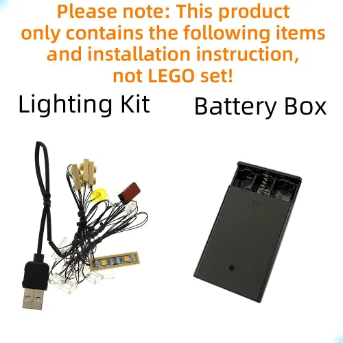 Miniatura 3 de GEAMENT Kit de luz LED compatible con Lego Motorized Lighthouse - Juego de iluminación para ideas 21335 modelo de construcción