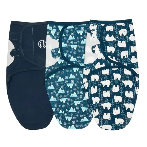 Miniatura 17 de insular Sacos para envolver al bebé, manta para recién nacido y bebé, juego de velcro ajustable para niños y niñas, saco de dormir de algodón suave