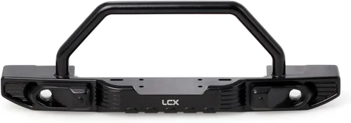 LCX Racing 1/10th RC Crawler Car CNC mecanizado aleación de aluminio parachoques delantero para RC Car Axial SCX10 III SCX10.3 AXI03007,
