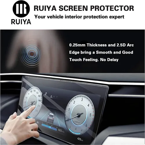Miniatura 2 de 3 protectores de pantalla para trajes para Hyundai Tucson/Santa Cruz 2022+ accesorios de vidrio templado 9HD compatible con Hyundai Tucson/Santa