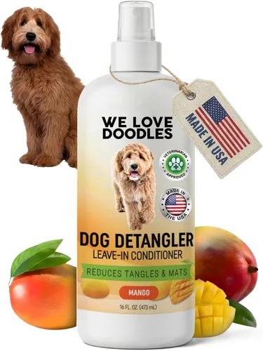 Miniatura 12 de We Love Doodles Spray desenredante para perros – Acondicionador sin enjuague para perros – Spray desenredante para perros – Spray desenredante