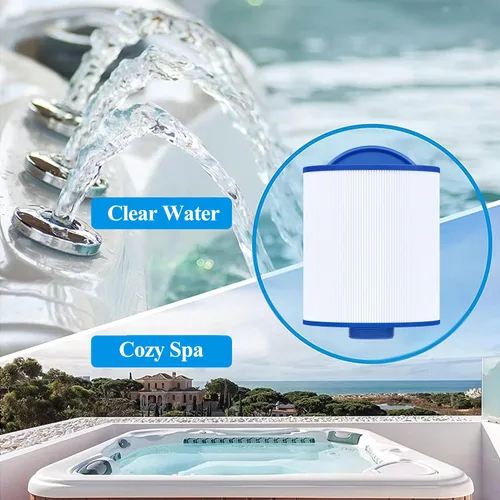 Miniatura 6 de Cryspool® 05014 Filtro compatible con 5CH-25, PMAX25P4, PTL20W-SV-P4, 108868, SD-00798, Cartucho de filtro de spa de 25 pies cuadrados, paquete de 2