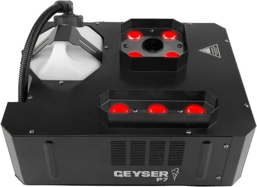 CHAUVET DJ Sistema de ráfaga vertical Geyser P7 | Salida de estilo pirotécnico sin fuego ni CO2 | Zonas LED duales con mezcla UV RGBA | DMX y